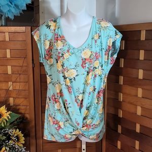 Bobbi Brooks brand floral top